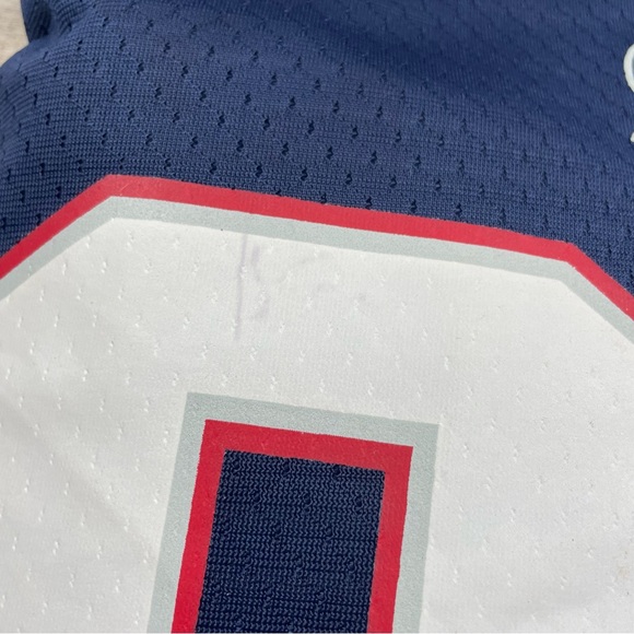 New England Patriots Wes Welkey Jersey Men Size Medium NFL PRO LINE Blue - Picture 9 of 9